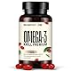 BRAINEFFECT Premium Krillöl Omega 3 Kapseln | 100% Krillöl (Ungestreckt) | Astaxanthin EPA DHA Cholin | Kein Fischgeruch/-Geschmack | 60 Kapseln | Made in Germany