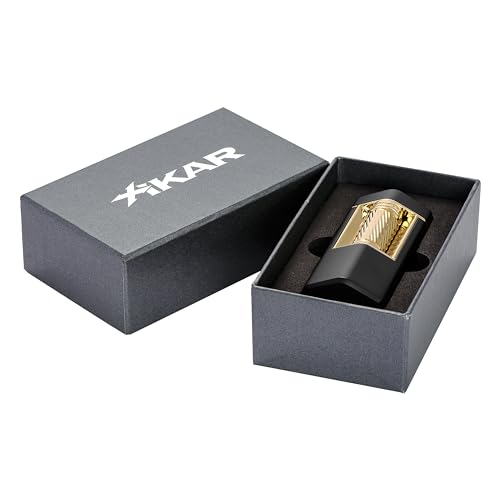 Xikar Meridian Triple Soft Flame Cigar Lighter, Potente, Elegante, Inovador, Ignição De Pederneira C