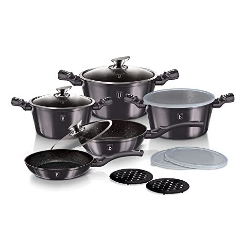 Best Berlinger Haus Cookware Set 2 Berlinger Haus Kitchen Cookware Sets 13 Piece