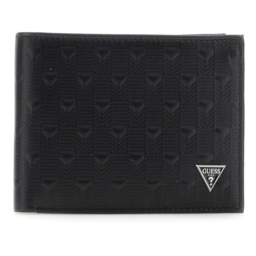 Étui pour carte GUESS Torino, mini portefeuille noir idéal pour vos déplacements