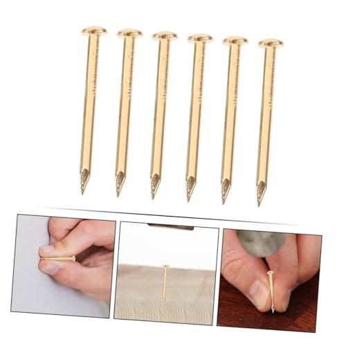 Clavos de Cabeza Redonda de Cobre 200 Piezas para Reparación de Muebles y Proyectos de Bricolaje miniatura 6