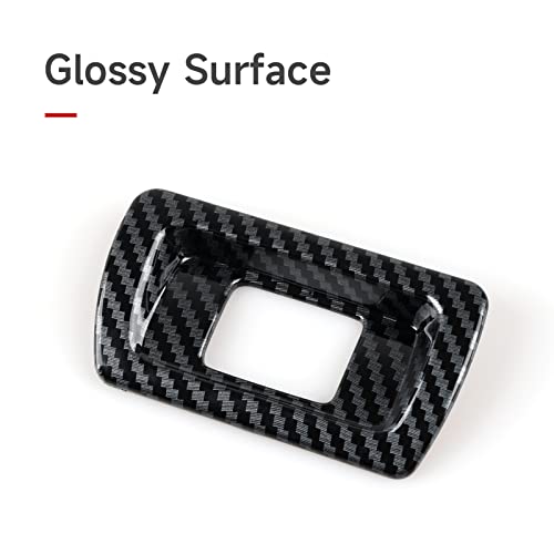 Image of Car Headlight Switch Control Cover Decals for 2022 2023 2024 2025 2026 Honda Civic 11th Gen Accessories ABS Carbon Fiber Interior Stickers