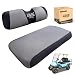 10L0L Golf Cart Seat Cover Mesh Bench Seat Cover Fits Most of Yamaha Club Car Precedent DS 2-seat (Gray+Black)
