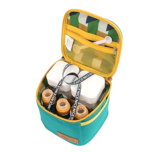 Alipis 1Set Portable Spice Jars Seasoning Container Kit with Carry Bag Bbq Condiment Pots for Home Outdoor Cooking for Travel Storage