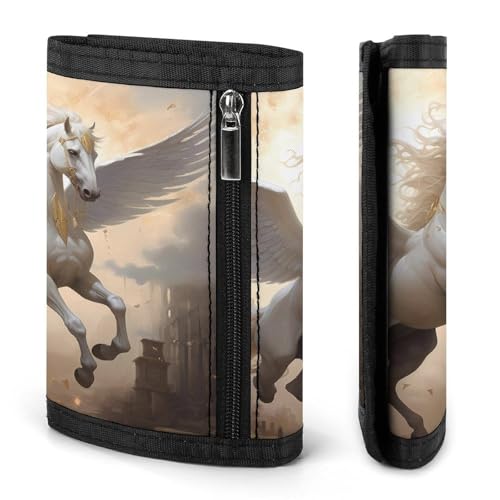 Flying Horse Trifold Wallet Slim Credit Card Holder for Women Men3