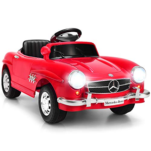 HONEY JOY Ride On Car, Mercedes Benz Licensed 6V Powered Electric Vehicles