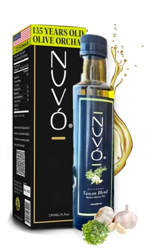Aceite de oliva fusionado Tuscan Blend con ajo y romero miniatura 1
