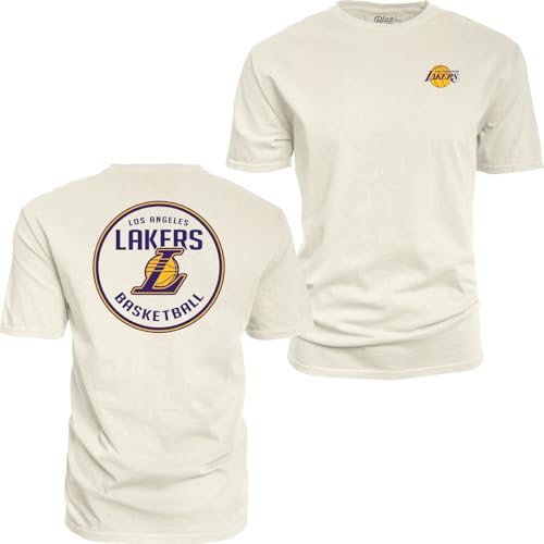 Image of Blue 84 NBA Unisex-Adult NBA Officially Licensed T-Shirt Ringspun Front /Back Ivory