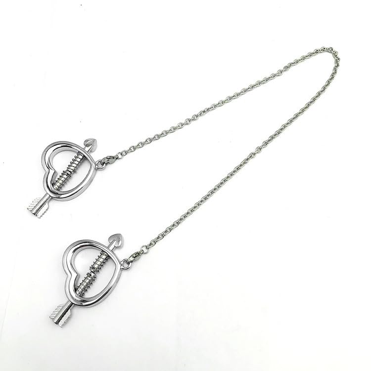 2Pcs Fake Nipple Piercings Stainless Steel Non-Piercing Nipples Shields Rings Nipple Rings Nipple Jewelry Non Piercing for Women (): Type 2