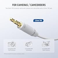 NEEWER 2er Pack Lavalier Ansteckmikrofon, kompatibel mit Rode Wireless GO II 2 DJI Kabelloses Mikrofon Sender, omnidirektionale Kondensator Lapel Mic mit Kabel für Bühne YouTube Live Stream, CM5, Weiß – Ansicht 6