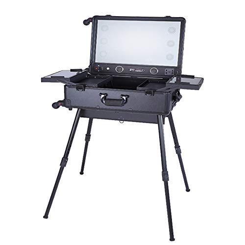 Preisvergleich Produktbild BIXINYAAN Frauen große kapazität Trolley Kosmetische Fall Roll Gepäck Tasche Schönheit Trolley Koffer Bluetooth mit Ton,Europeanregulations