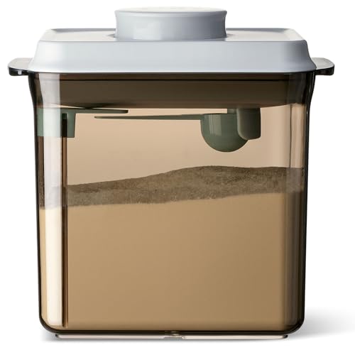 Distributeur De Lait en Poudre 1700 ml Conteneur Scellé pour Lait Poudre avec Couvercles et...