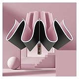 SOBOLON Paraguas Ultravioleta Paraguas con Mango Paraguas Grande for Coche de Negocios Paraguas automático Paraguas Deportivo(Color:D)