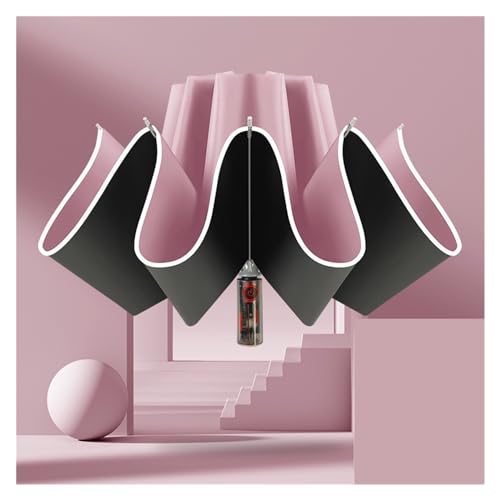 eexbz Umbrellas for Rain Handle Umbrella Large Business Car Umbrella Automatic Umbrella Strong Umbrella for Wind and Rain(D)