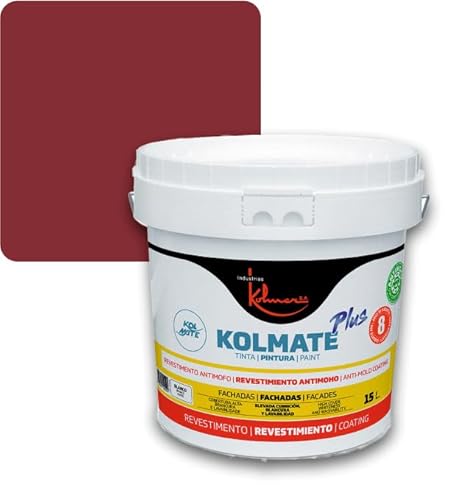 Kolmer Pintura Fachadas Antimoho KOLMATE PLUS (Oxido Rojo, 5 kilos)