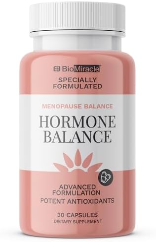 BioMiracle 30 Capsules Hormone Balance, Advanced Formulation, Potent Antioxidants, 1 Month Supply, Dietary Supplement.