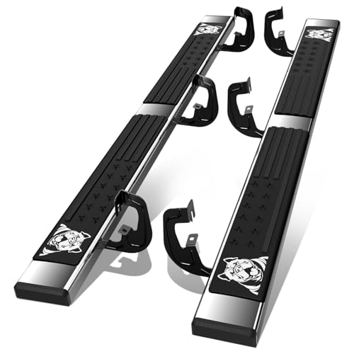 Estribos laterales para Chevy GMC Sierra 07-19 acero inox miniatura 1