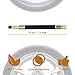 Golrisen 4pcs Extensión de Válvula de Neumático de 19cm con 2pcs Abrazaderas...