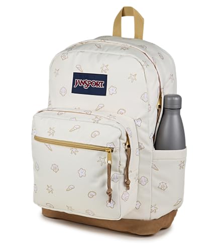 Image of JanSport Right Pack Backpack - Durable Daypack with Padded 15 inch Laptop Sleeve, Spacious Main Compartment & Integrated Water Bottle Pocket,Shell Yes