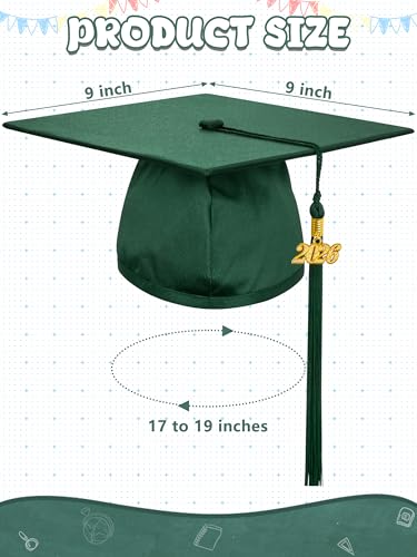 Image of QZYL Kindergarten Graduation Cap and Gown Set, 2026 Congrats Grad Outfit with Tassel & Certificate for Kindergarten