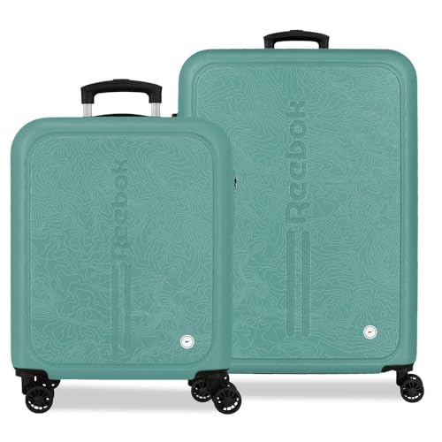 Valises Reebok Madison Vert Turquoise | Set rigide ABS 93L par Joumma Bags