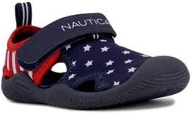 NauticaKids Sport Sandals Casual Closed-Toe Outdoor Summer Water Shoe Pearl 3|Boy - Girl (Little Kid/Toddler)