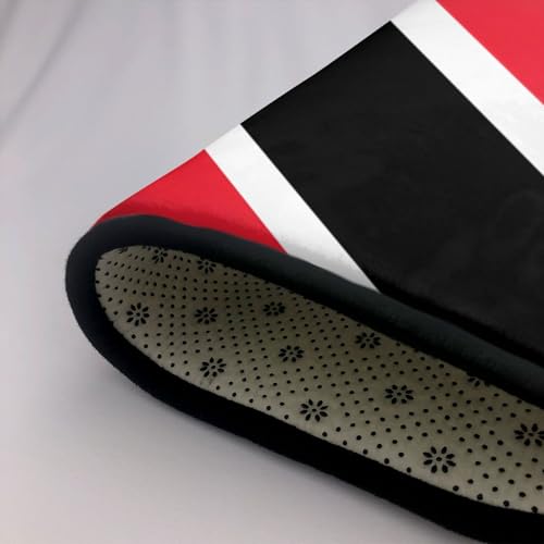 Tapis drapeau Trinité-et-Tobago en flanelle douce haute densité - 7