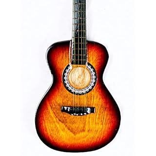 Guitare miniature décorative acoustique 24 cm Sunburst #317 - Les Beatles, Paul McCartney, John Lennon, RIngo Starr, George Harrison Guitare miniature décorative acoustique 24 cm Sunburst #317 – Image 2