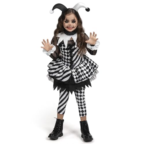 Disfraz de payaso para niñas Halloween miniatura 3