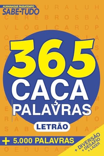 Almanaque Passatempos Sabe-Tudo 365 Caça-Palavras - Letrão