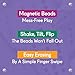 Magnatab Minis - Sensory Toys, Magnetic Drawing Tool, Toddler Writing Practice, Sensory Play, Fidget Toys, Stylus Included, Travel-Friendly, Ages 3+ - Cactus