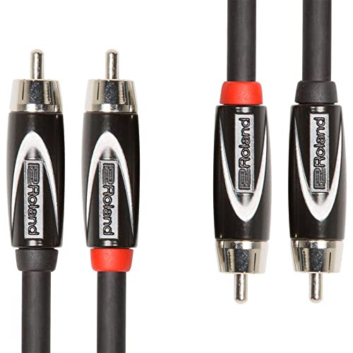 Roland Black Series Interconnect Dual Cable—Rca Connectors, 10Ft / 3M - Rcc-10-2R2R #TOP21