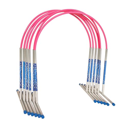 6 x Hoopers Agility Hoops - NADAC Hoopers Agility Hoops (Großpackung) ALU Hoops (ohne Mittelstrebe) (Pink)