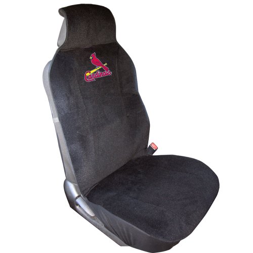 Fremont Die MLB St. Louis Cardinals Car Seat Cover, Standard, Black/Team Colors