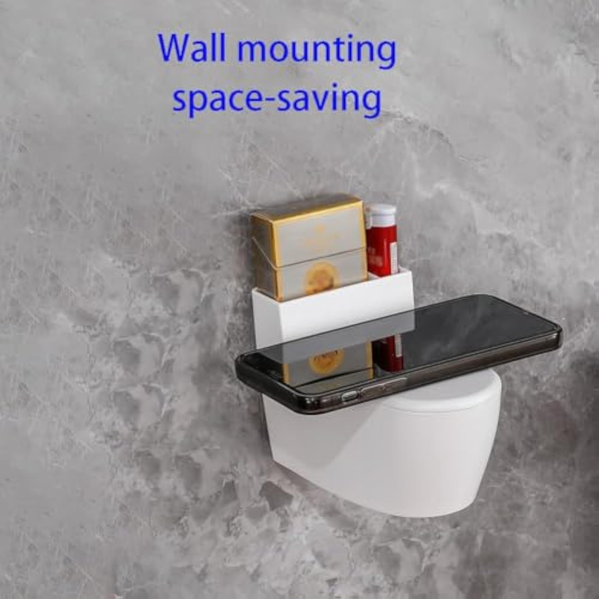Wall Mounted Bathroom Toilet-Shape Ashtray