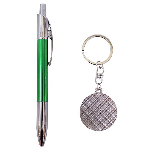 Jogo Caneta Roller Ball De Metal Com Chaveiro Palmeiras