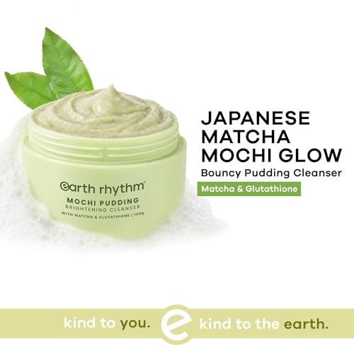 Image of Earth Rhythm Matcha Mochi Cleanser - Brightens with Glutathione 100g