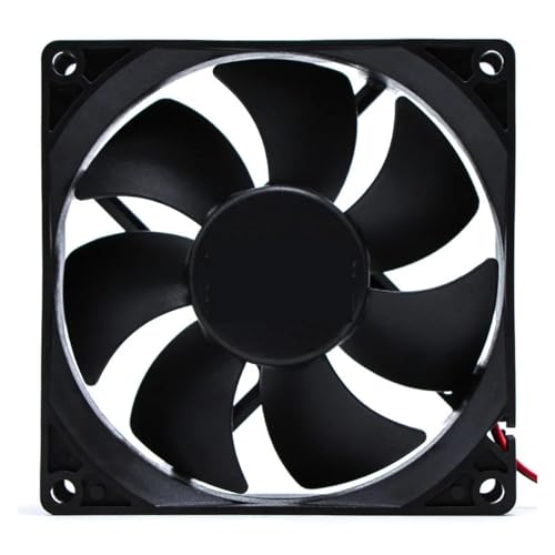 YJ-9225 DC12V Voltios 0,18 A 9 Cm Es Adecuado For Ventilación De Escape Refrigerador DC Ventilador De Enfriamiento Pequeño Cuadrado