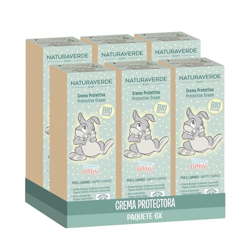 Naturaverde | Baby- BIO- Disney- Crema Emoliente Protectora, 6x100ml