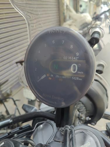 Image of Monsoon Speedometer Cap Cover, Rain Cover with Heavy Duty Microfibre, Compatible with Himalayan 450 CC (450 White)
