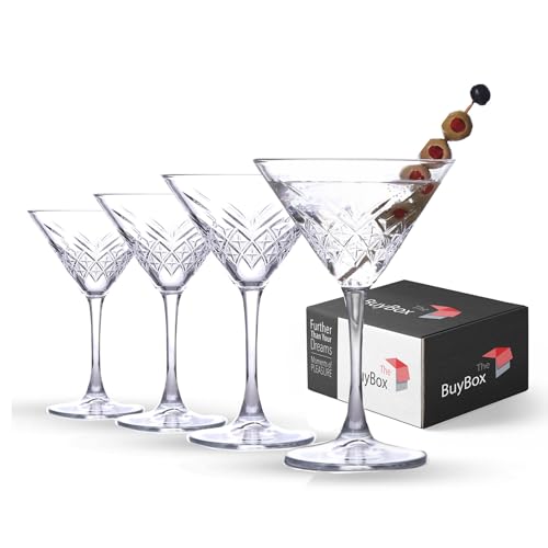 the mask el turko Vintage Martini Glasses Set of 4,