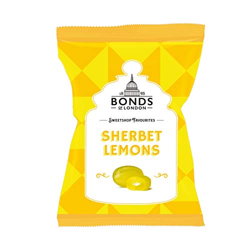 Original Bonds London Sherbet Lemons Bag Lemon Flavored Boiled Sweets With A Sherbet Centre Imported From The UK England British Candy Sweetshop Lemon Sherbets - Thumbnail 7