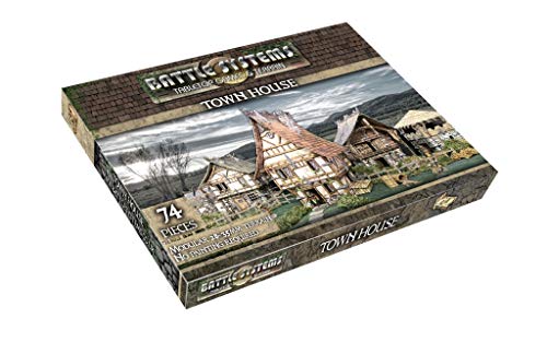 Battle Systems Fantasy Terrain Town House - 28-35mm DND D&D RPG Wargames Historical/Fantasy Card Scenery