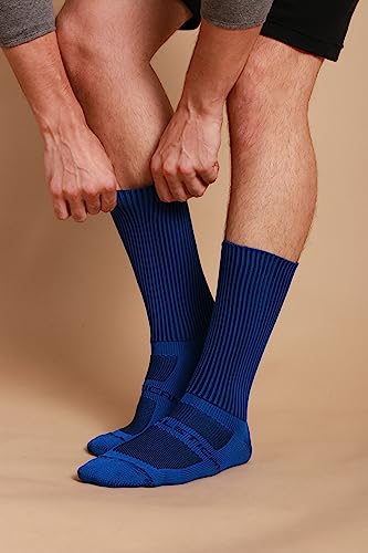 Latex-Free Crew Socks Safe for Skin Sensitivities (2 pairs per pack)3