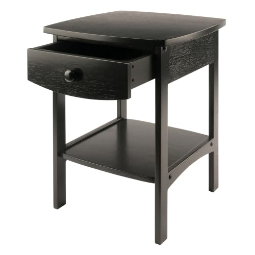 Image of Winsome Wood Claire Accent Table, Black