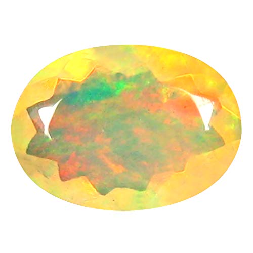 Opale Arc-en-Ciel Pierre Précieuse en Vrac Ovale 11x8mm Non Chauffée