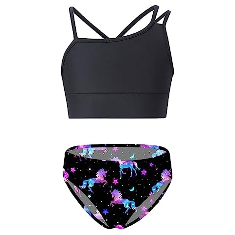 iEFiEL Kids Girls Adjustable Bikini Set Cover