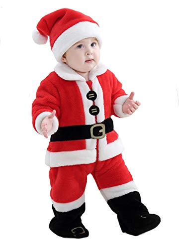 Doladola Unisex Baby Boys Girls Christmas Santa Claus Outwear (Papá Noel, Tamaño 120 (2.5-3 años, Altura: 39"-42")) Cover