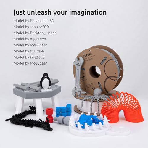 Image of ELEGOO PLA Filament 1.75mm Sea Green 1KG, 3D Printer Dimensional Accuracy + /- 0.02mm, 1kg Cardboard Spool (2.2lbs) Fits Most FDM 3D Printers