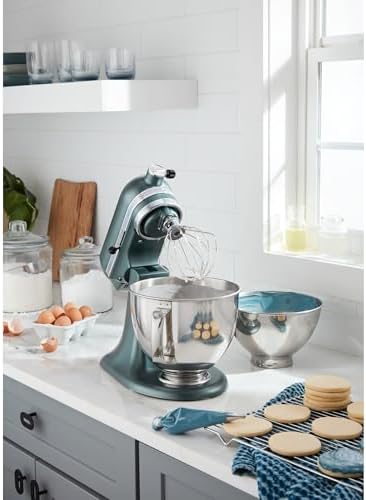 KitchenAid Artisan Series 5 Quart Tilt Head Stand Mixer, KSM150PS, Juniper - 4
